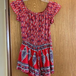 LF Floral/Paisley Romper